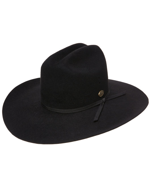 Statesman Serpentine Beaver Hat Black