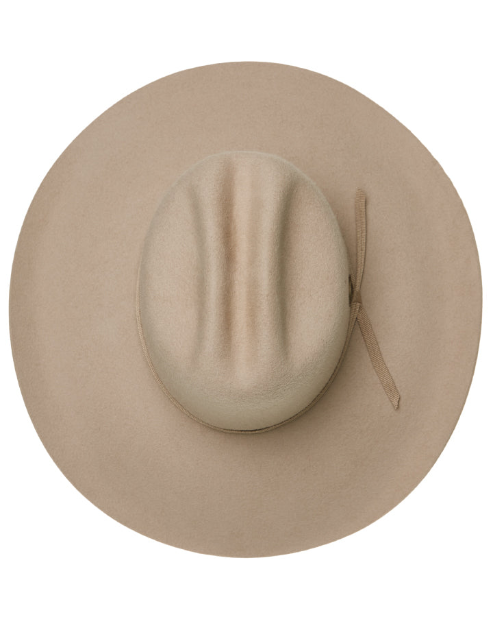 Statesman Serpentine Fur Felt Hat Cream