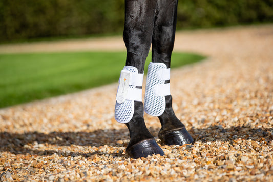 Tri-Zone Open Tendon Sports Boots White