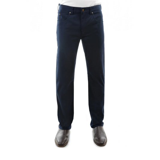 Thomas Cook Tailored Moleskin Mens Jeans  Navy