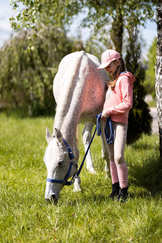 Horze SelmaJR Hoodie Peaches & Cream