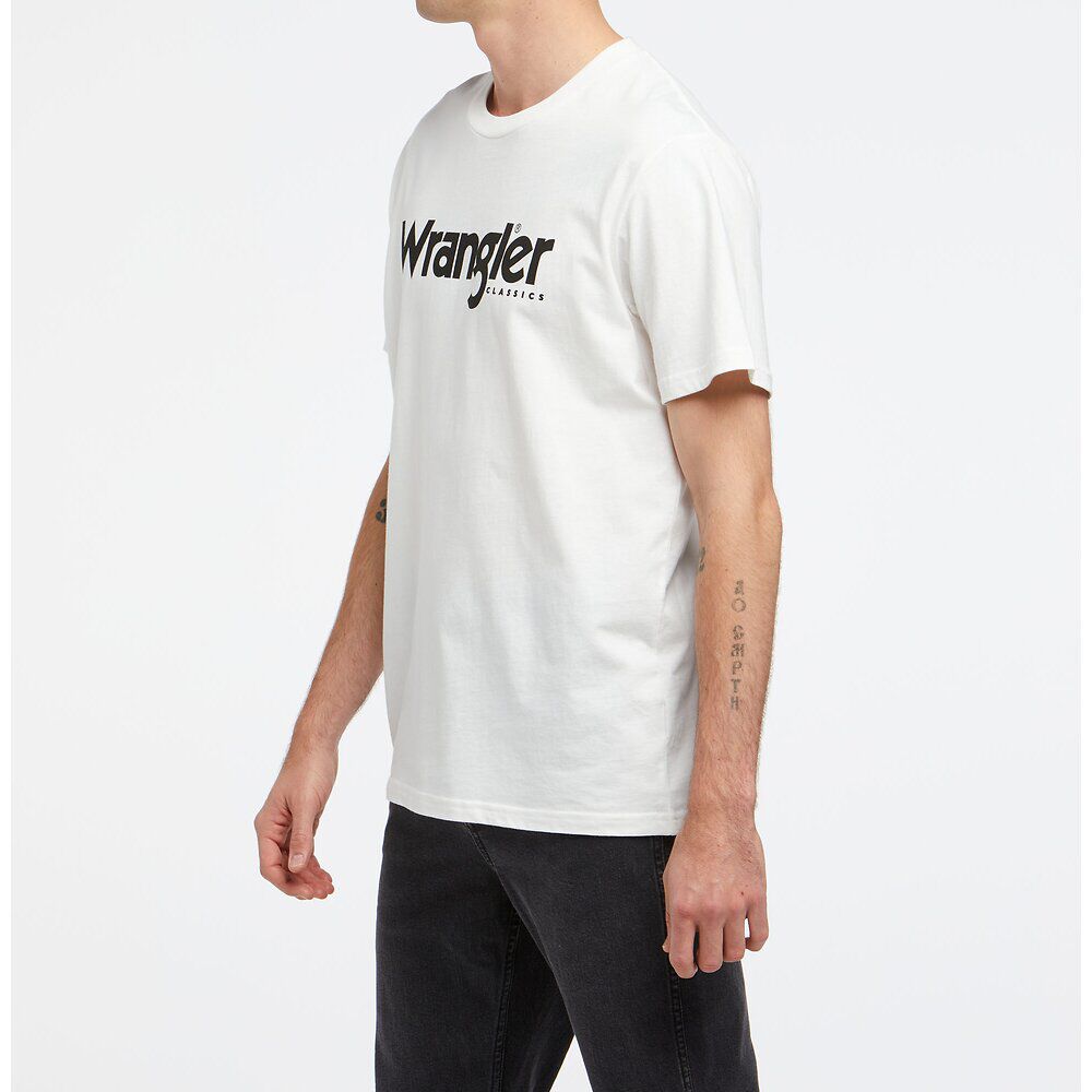 Wrangler Classic Tee Mens Vintage White