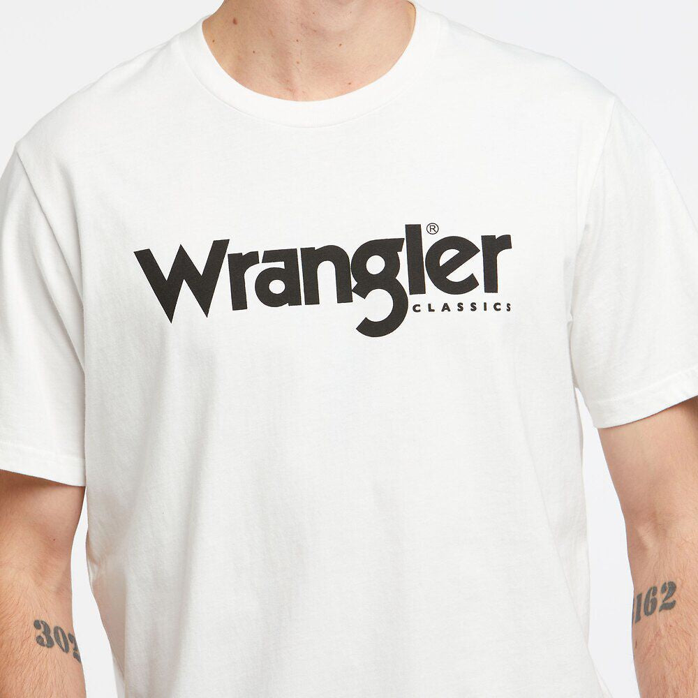 Wrangler Classic Tee Mens Vintage White