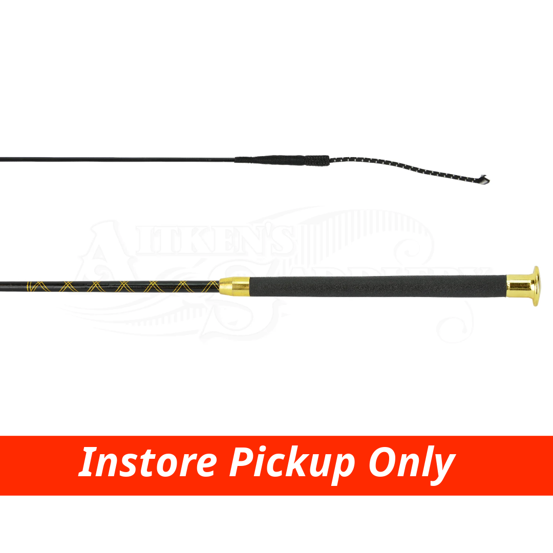 Aintree Dressage Whip Black & Gold