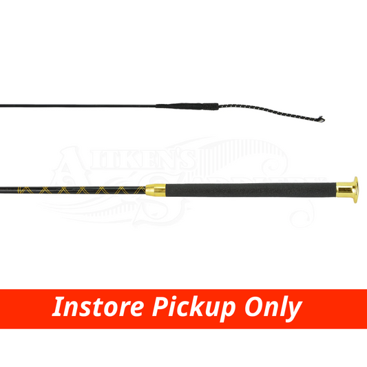 Aintree Dressage Whip Black & Gold