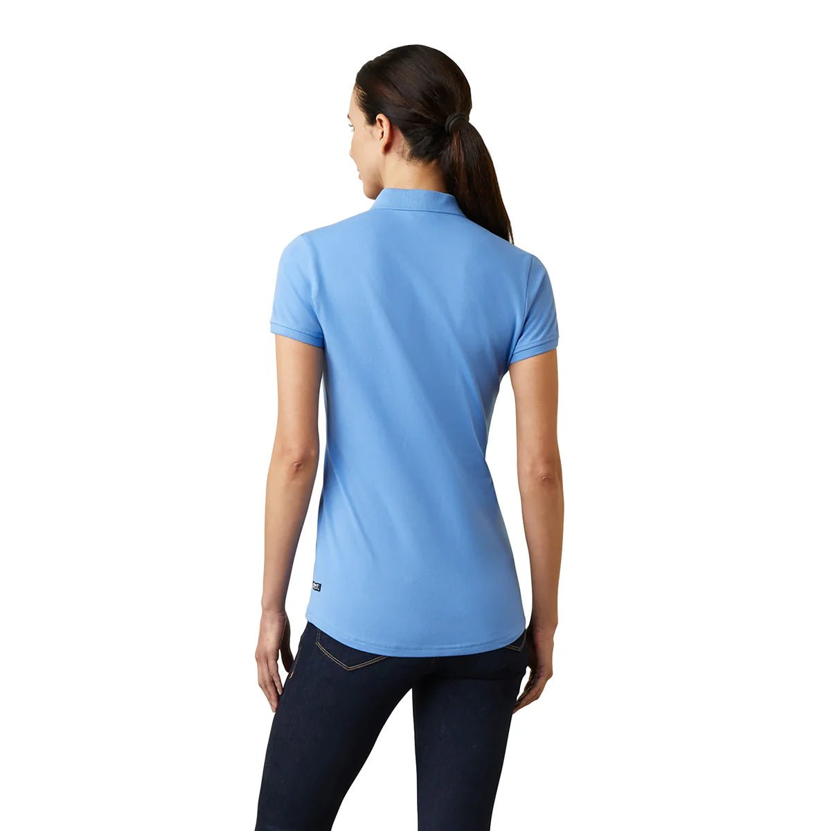 Ariat Ladies Prix 2.0 Polo Light Blue - Aitken's Saddlery