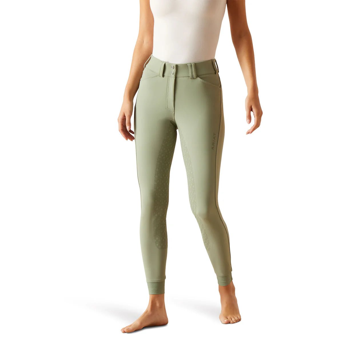 Ariat Ladies Tri Factor Grip FS Breech Lily Pad - Aitken's Saddlery