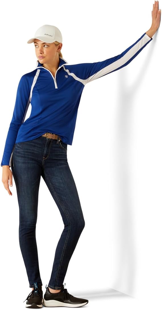 Ariat Sunstopper 3.0 1/4 Zip Ladies Shirt - Aitken's Saddlery
