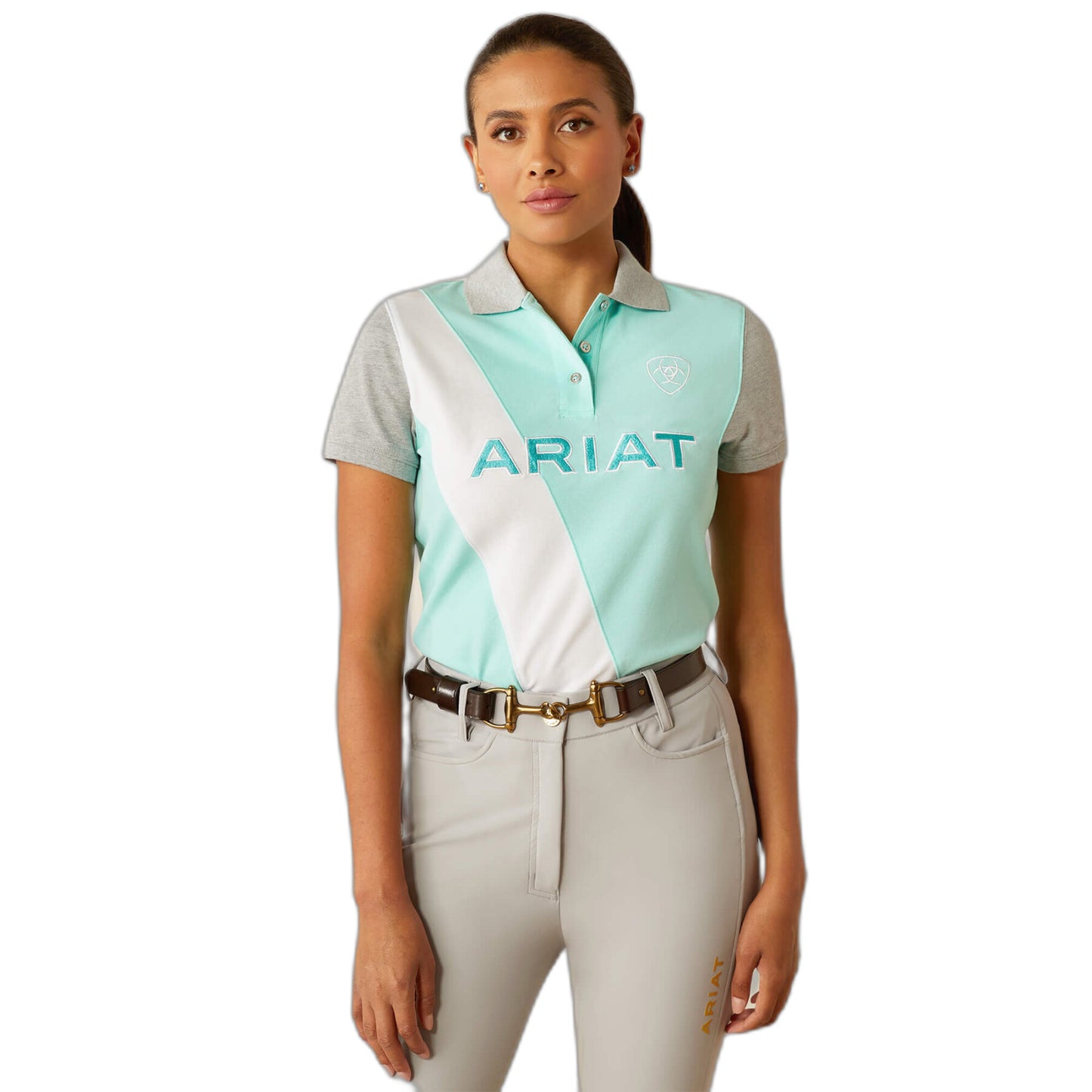 Ariat Ladies Taryn Polo Electric Green