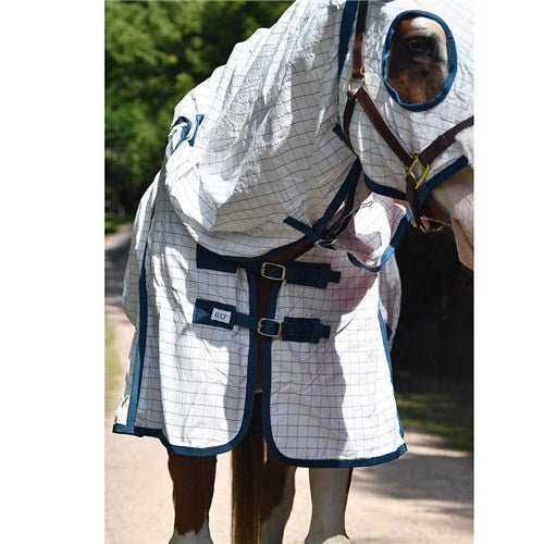 Aussie Tear-Stop Hooded Combo White - Aitken's Saddlery