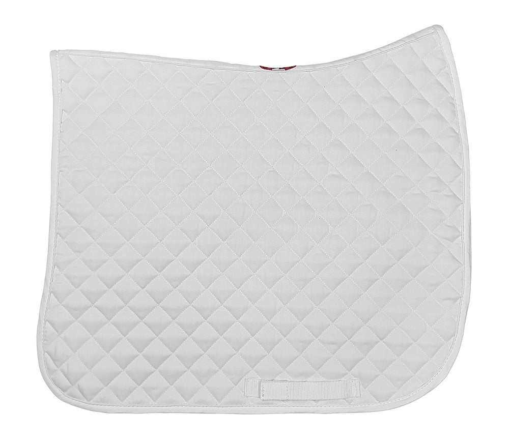 Basic Dressage Saddle Cloth White - Aitken's Saddlery