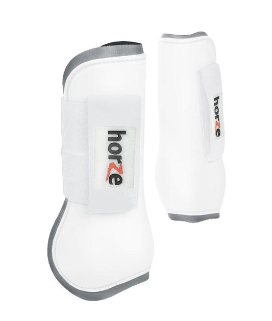 Horze Tendon Boots White and Grey