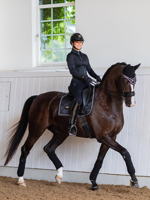 Equestrian Stockholm Dressage Pad Black Editition