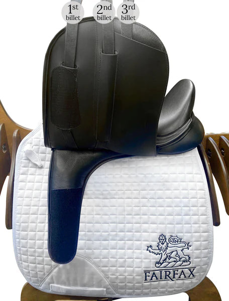 Fairfax Classic Deluxe Monoflap Saddle Black
