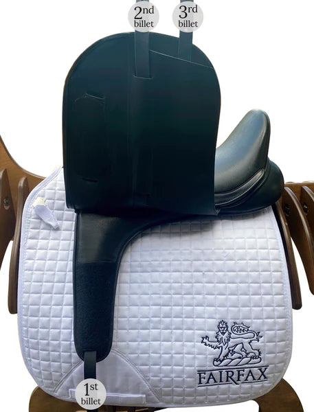 Fairfax Classic Deluxe Monoflap Saddle Black
