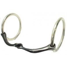 Curved Fine Sweet Iron 2.5 Rings Bit - Aitken's Saddlery