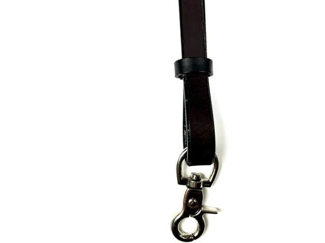 Ezy Ride Breastplate Shaped with Dots and Stamping Dark Brown - Aitken's Saddlery