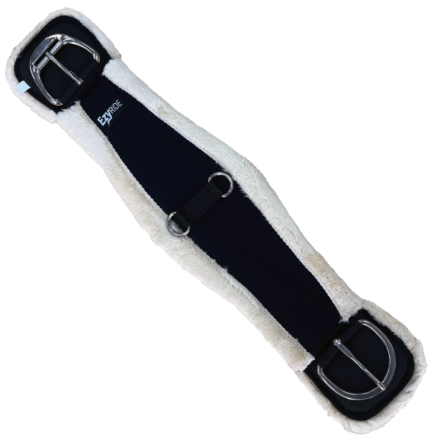 Ezyride Western Anatomical Fleece Girth Black - Aitken's Saddlery