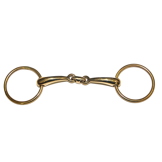 Gold Loose Ring Link Bit