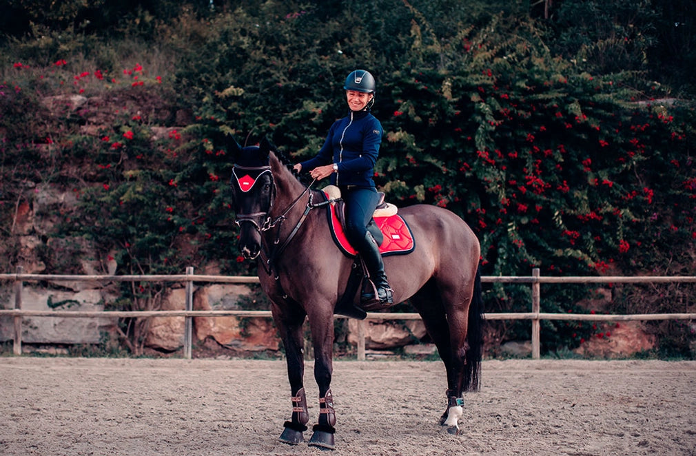 Equestrian Stockholm Jumping Pad Grenadine
