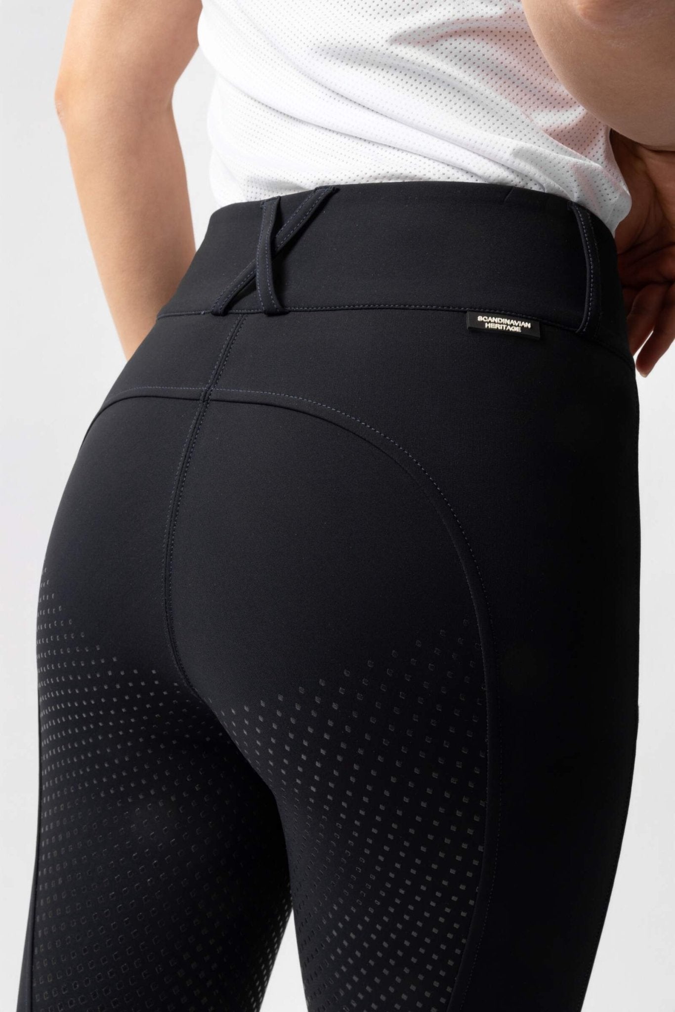 Horze Grand Prix Pro Ladies Breeches Navy - Aitken's Saddlery