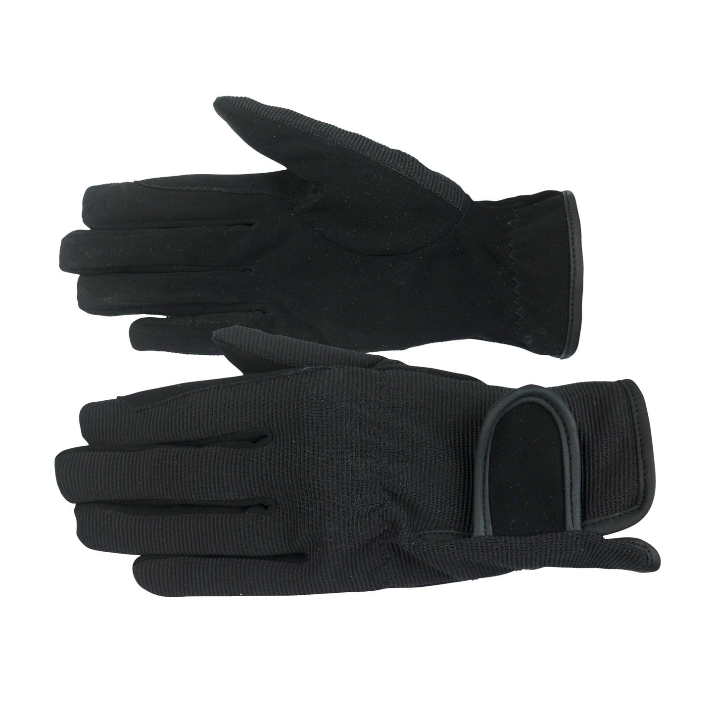 Horze Multi Stretch Riding Gloves Black - Aitken's Saddlery