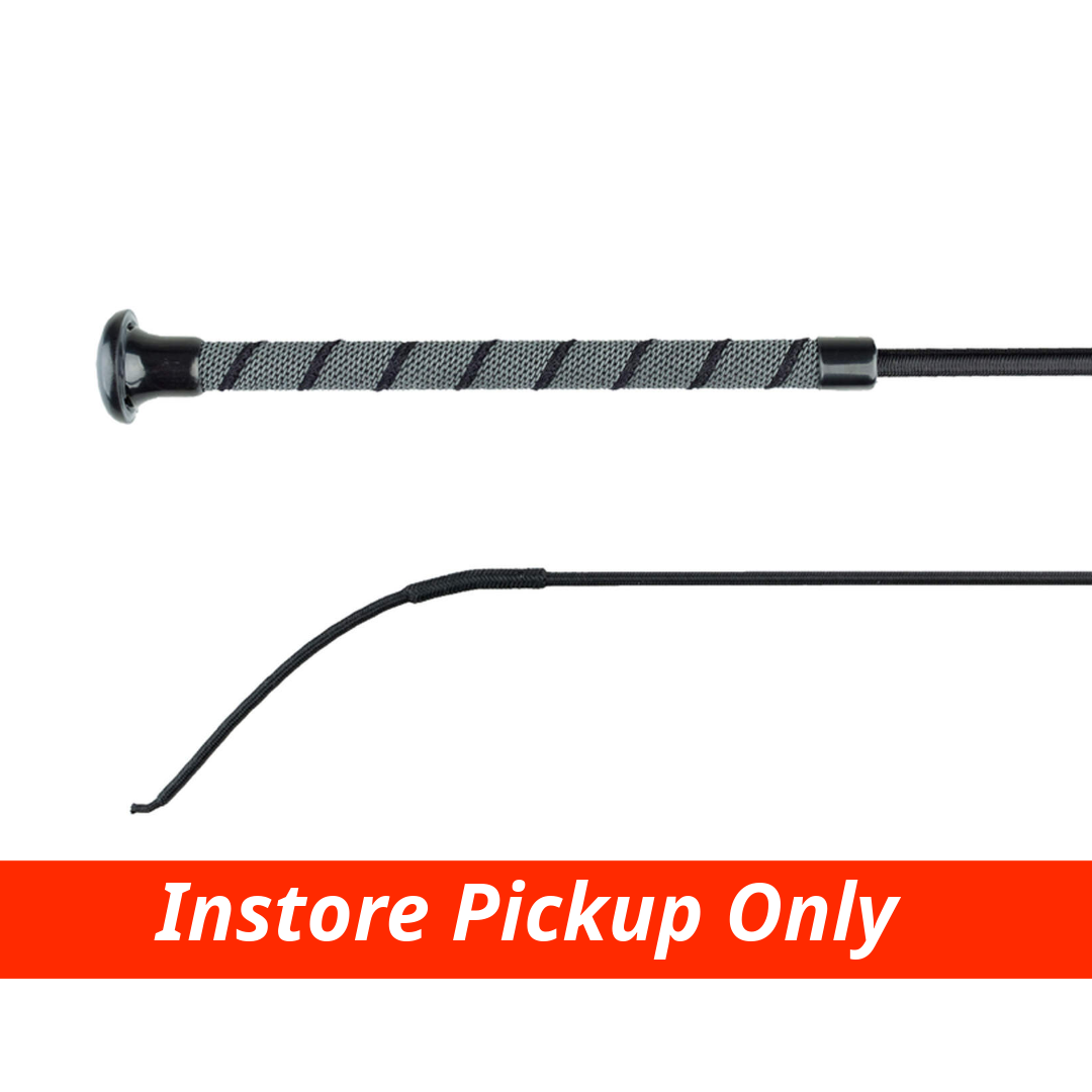 Horze Sure Grip Dressage Whip Black