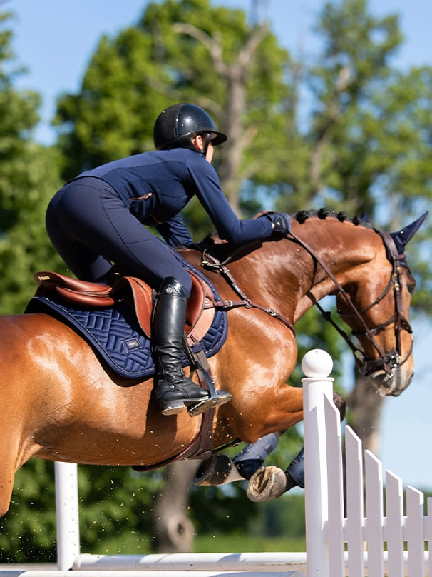 Equestrian Stockholm Jump Pad Modern Lagoon Blush