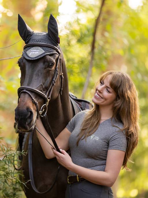 LeMieux Earth Fly Hood Moss - Aitken's Saddlery