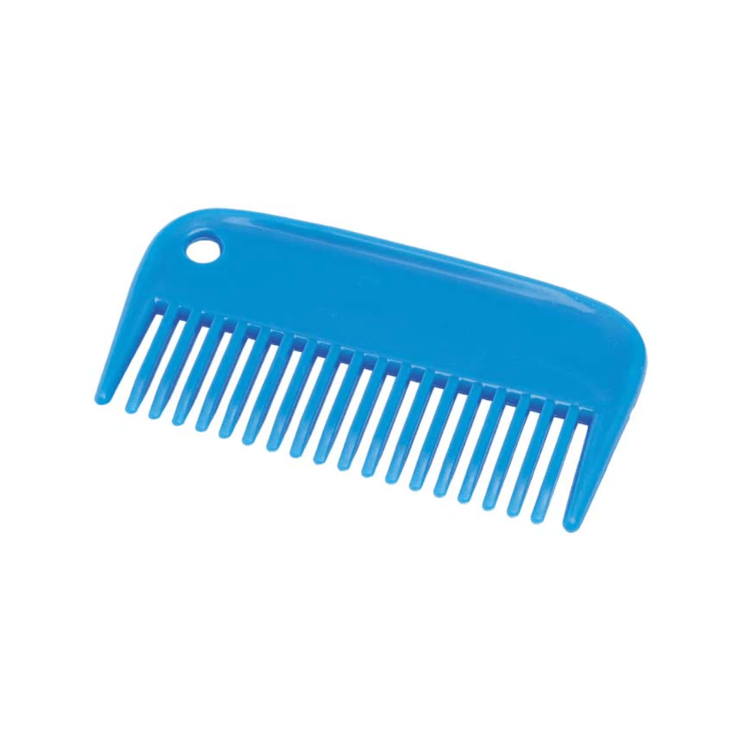 Mane Comb Short Blue - Aitken's Saddlery