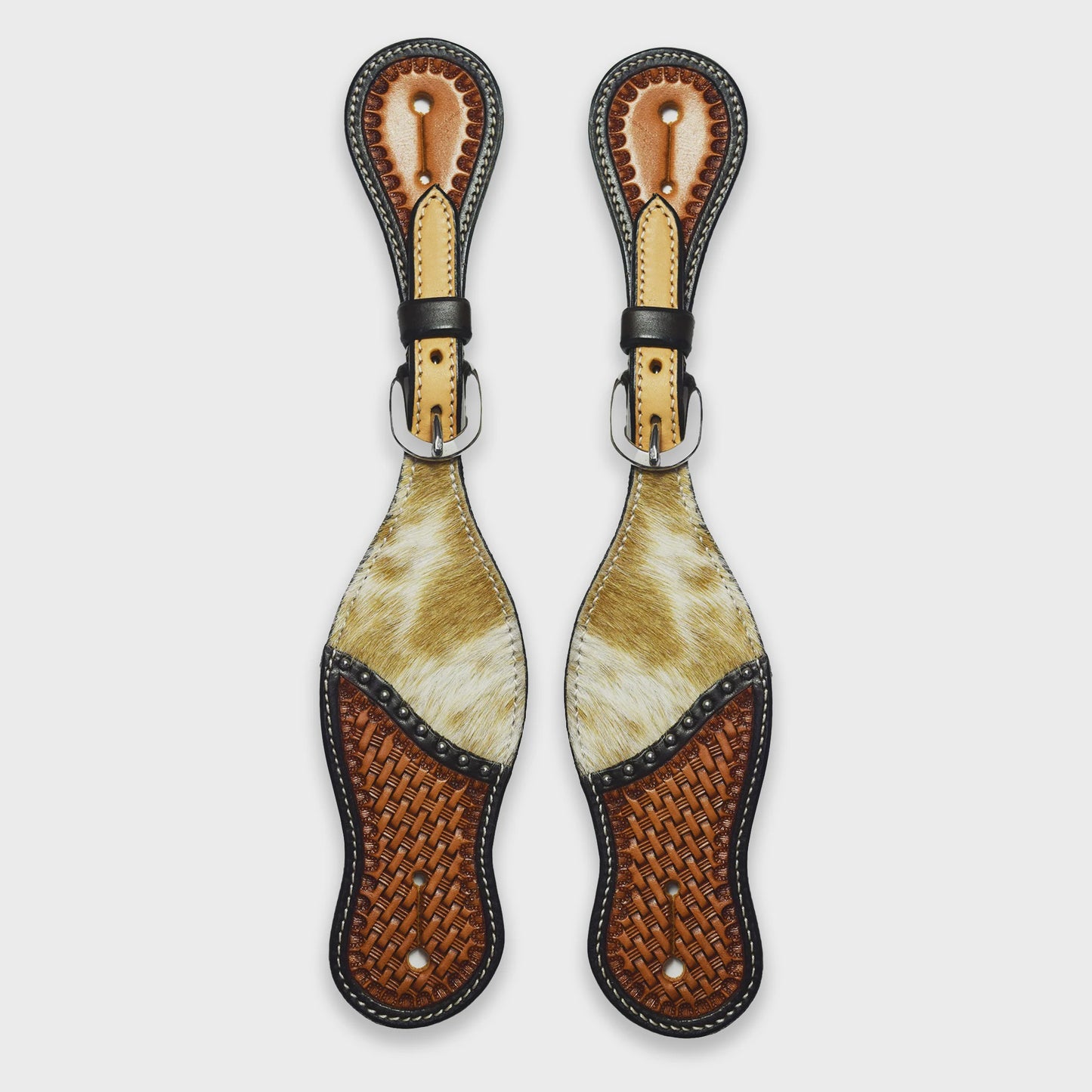 Ezy Ride Spur Strap Shaped with Cow Hide