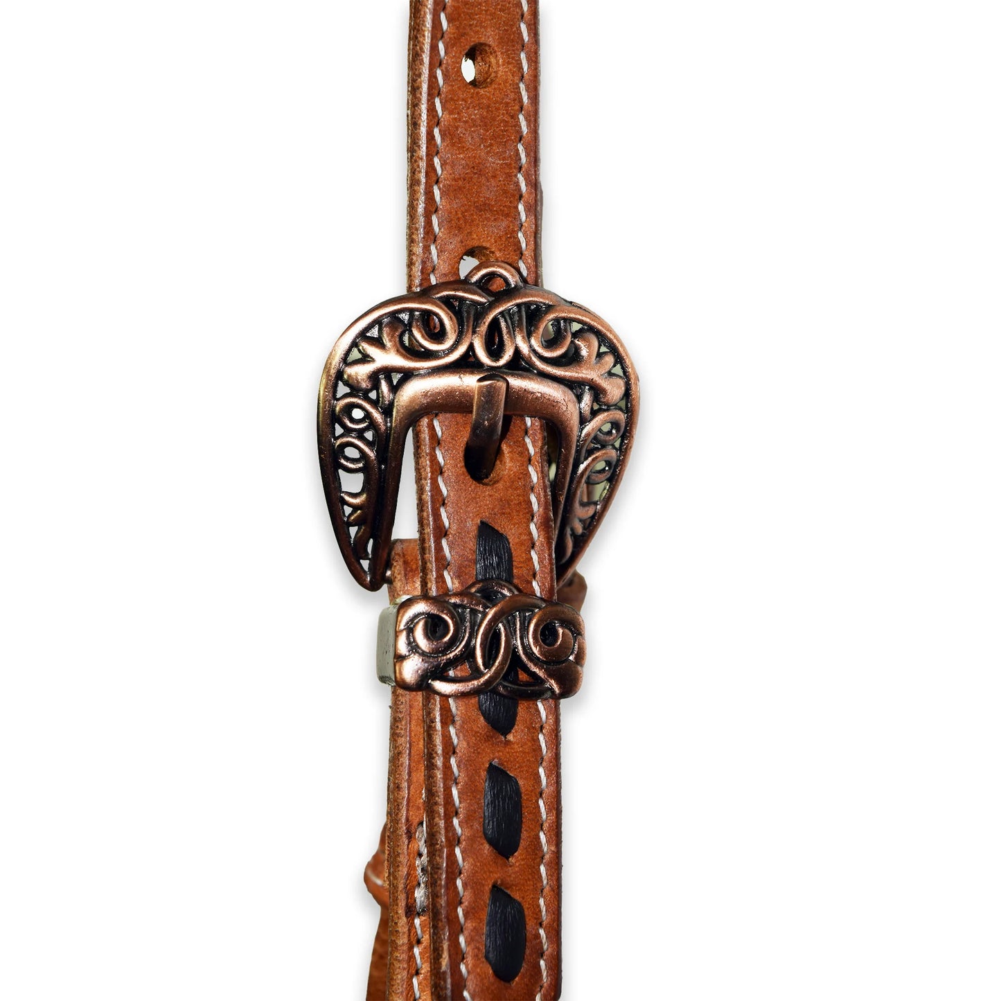 Ezy Ride Bridle with Turquoise Croc Print Harness