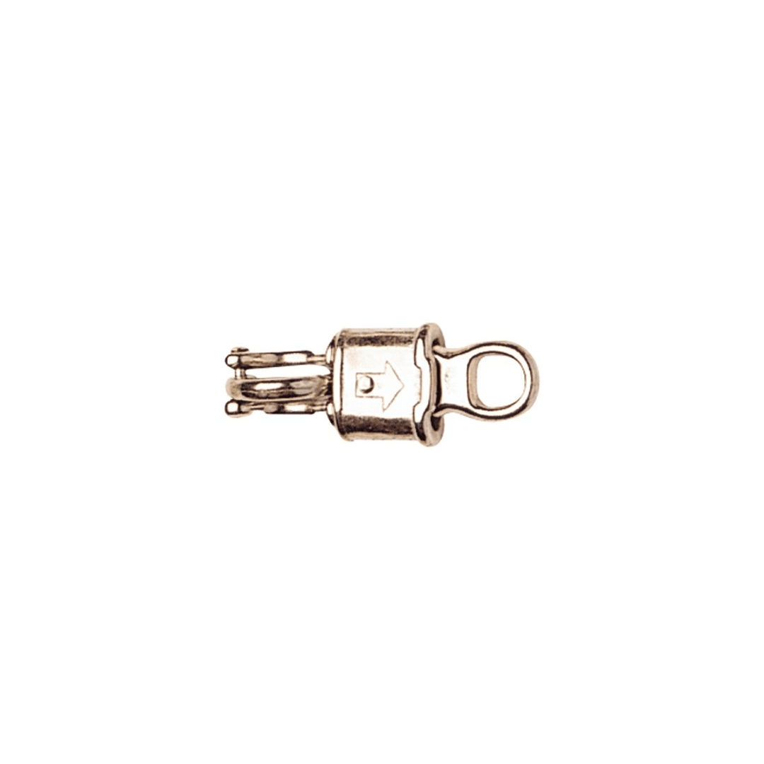NP Round Eye Fixed Panic Snap Hook - Aitken's Saddlery