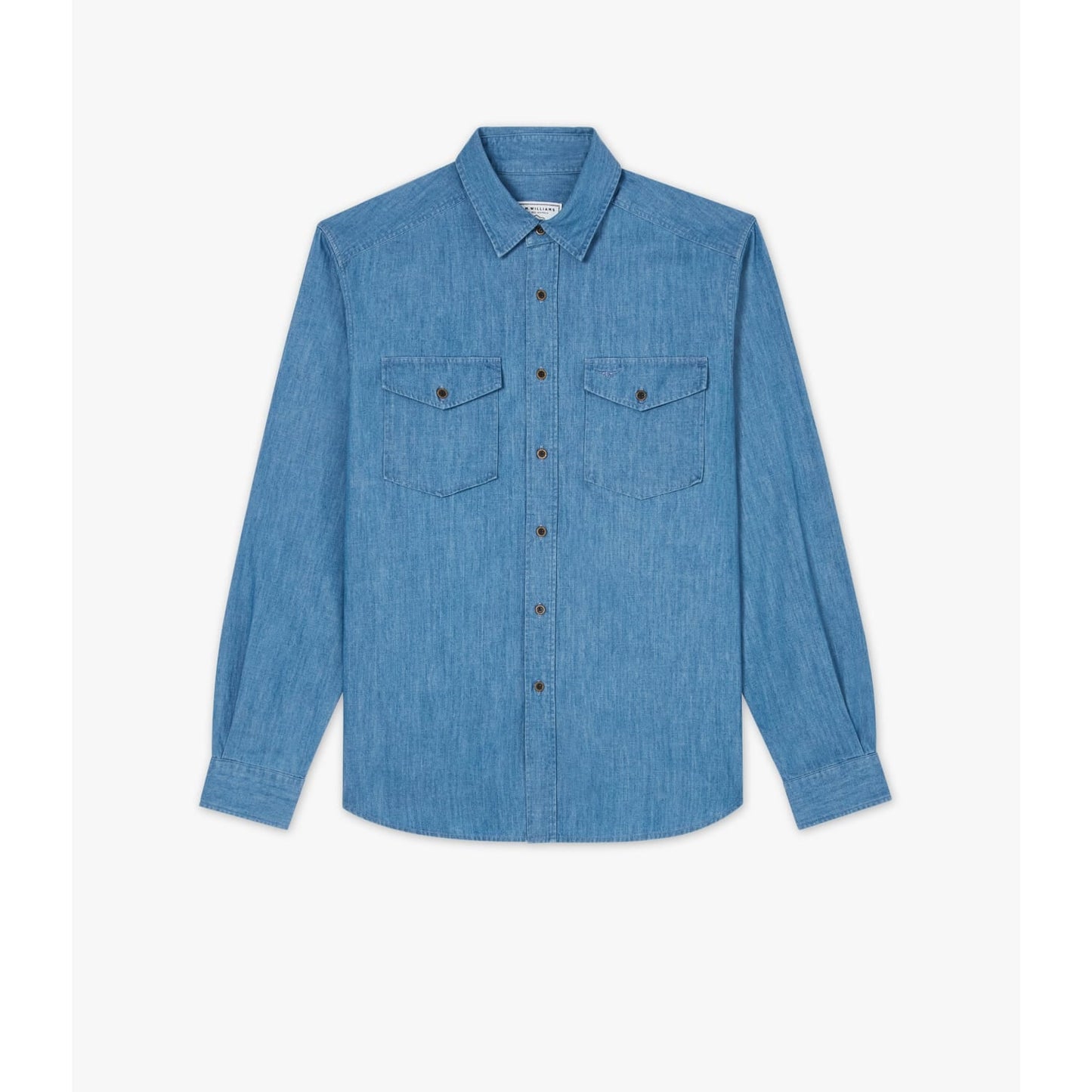 RM Williams Mens Bourke Workshirt Bleach Wash - Aitken's Saddlery