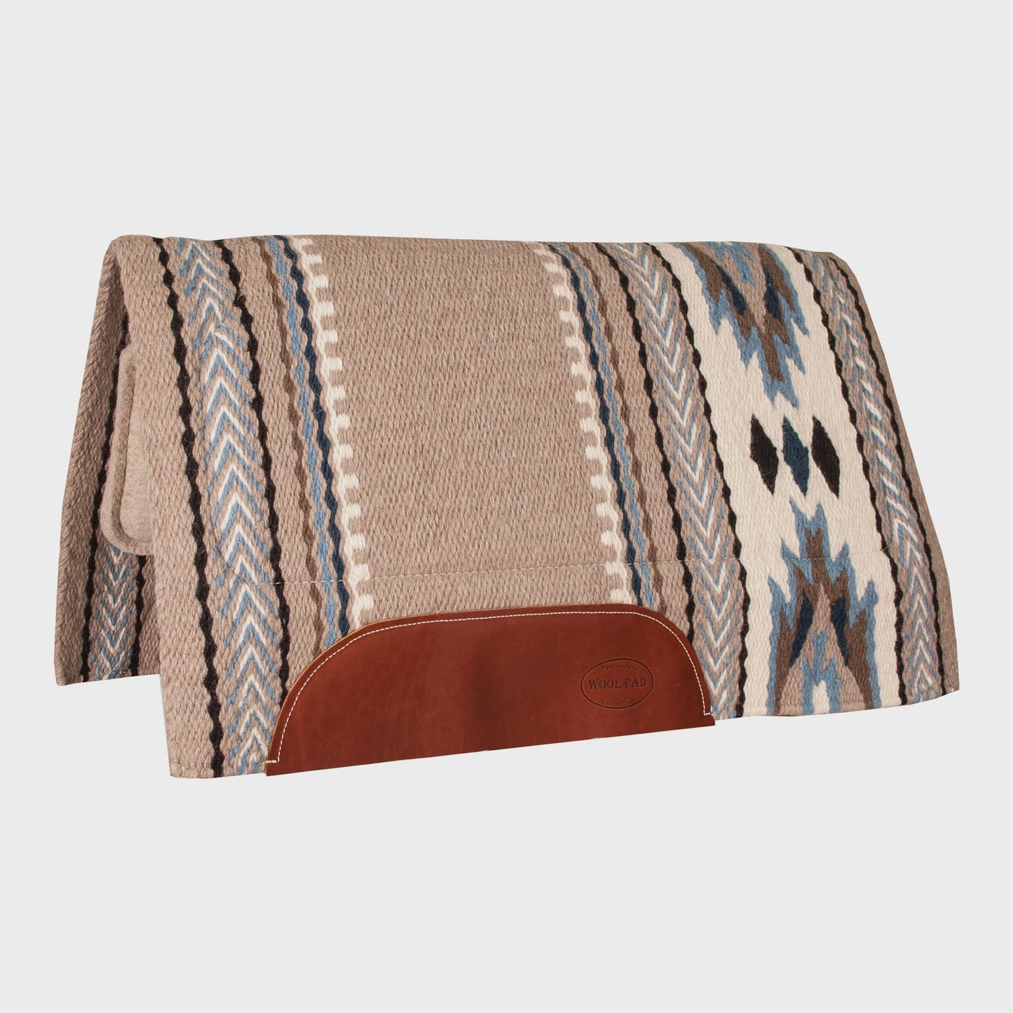 Ezy Ride Temecula Pad with Tan Wool Bottom 36" x 34"