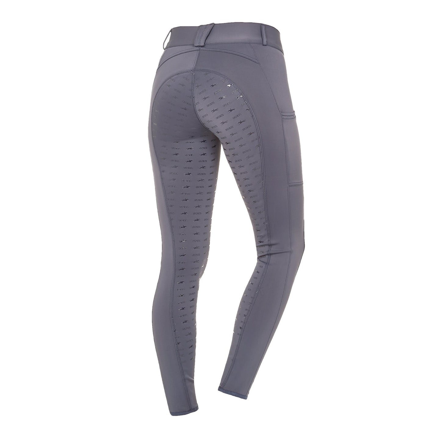 Schockemohle Carla FS Breeches Slate Grey - Aitken's Saddlery