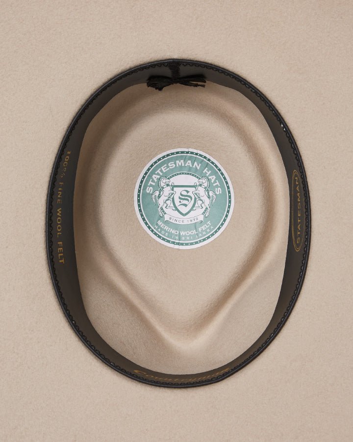 Statesman Countryman Wool Felt Hat Silver Belly - Aitken's Saddlery