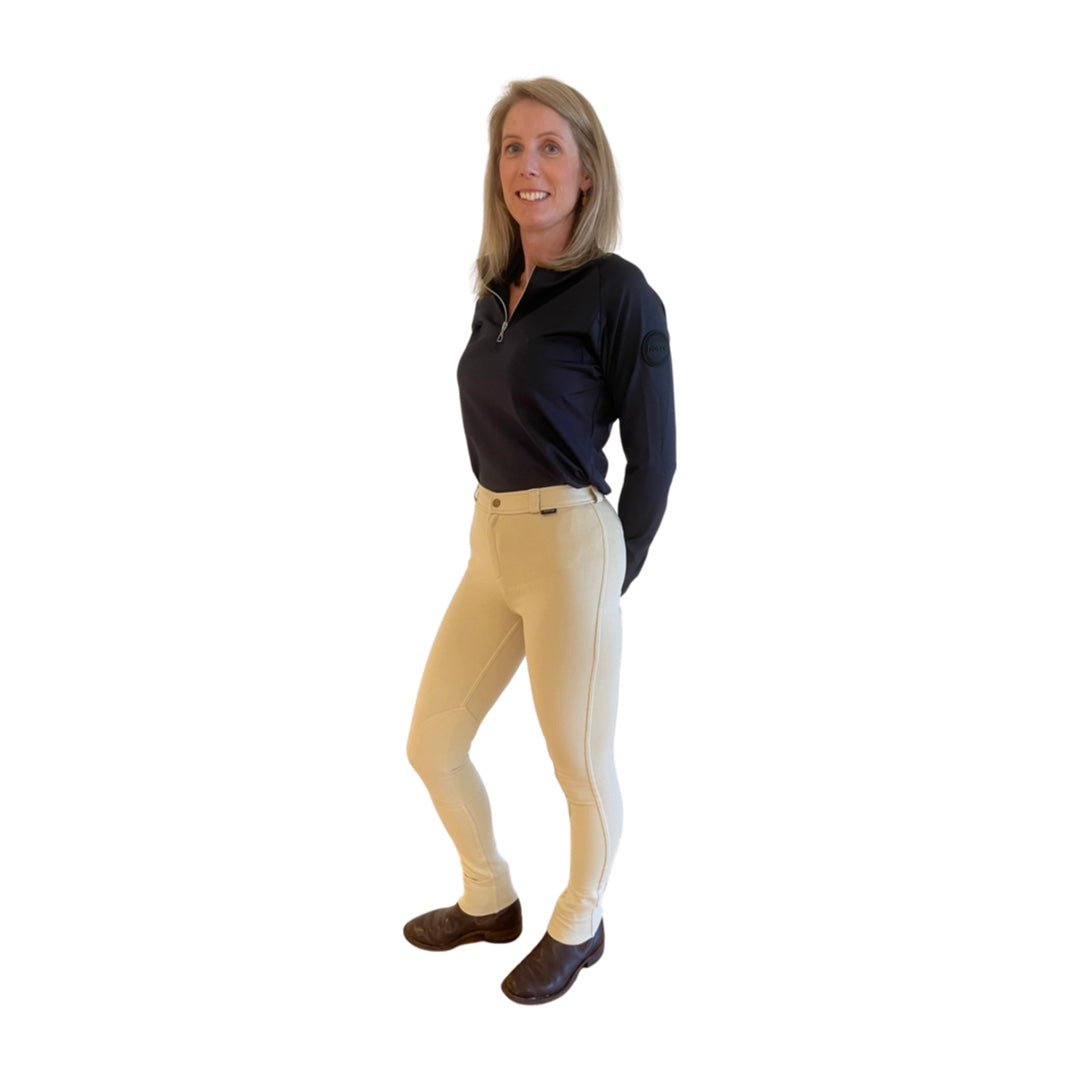 Valley Ladies Jodphurs Fawn - Aitken's Saddlery
