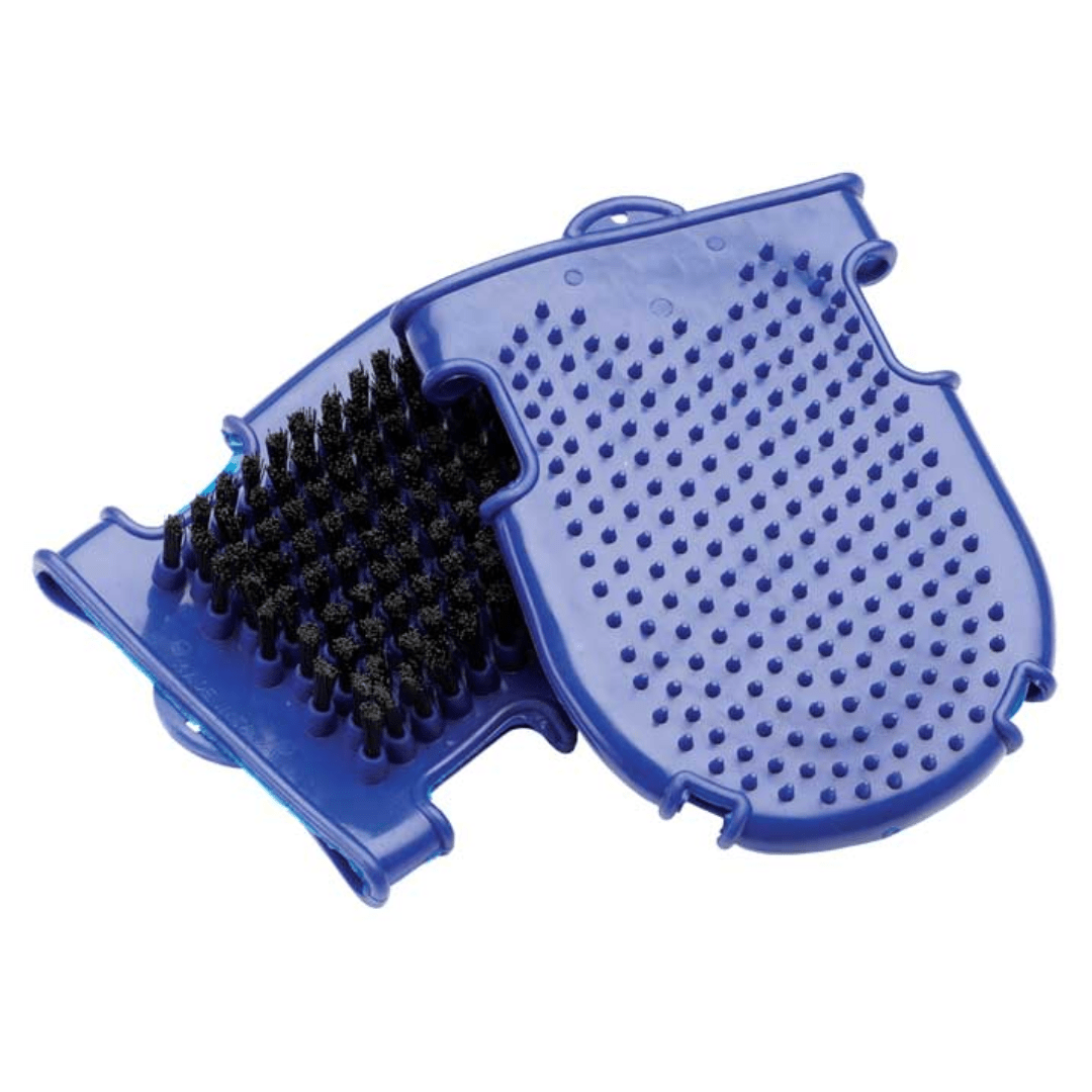 Washing Mitt with Brush - Aitken's Saddlery