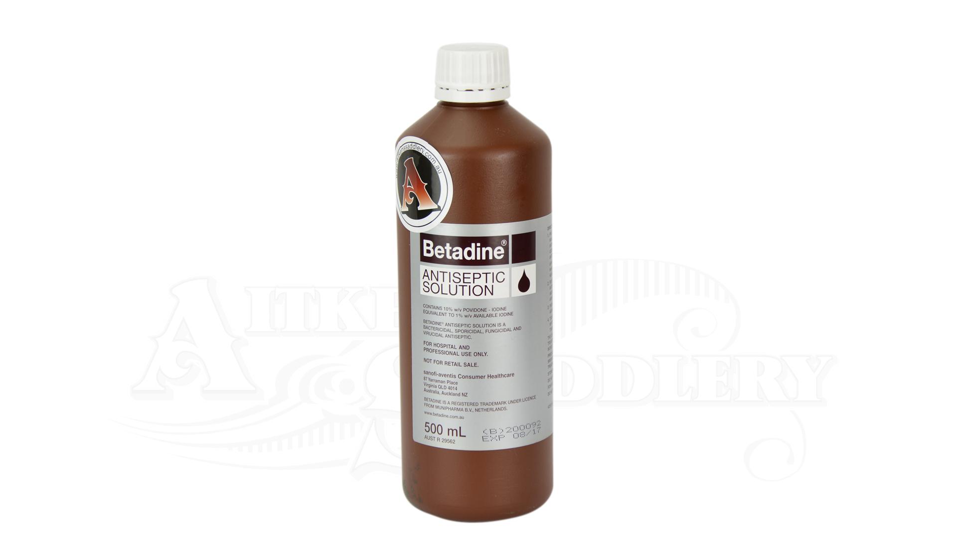 betadine antiseptic solution 500mls