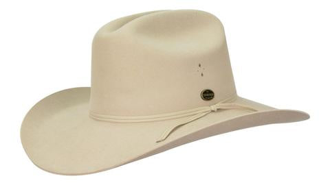 Statesman Serpentine Fur Felt Hat Cream