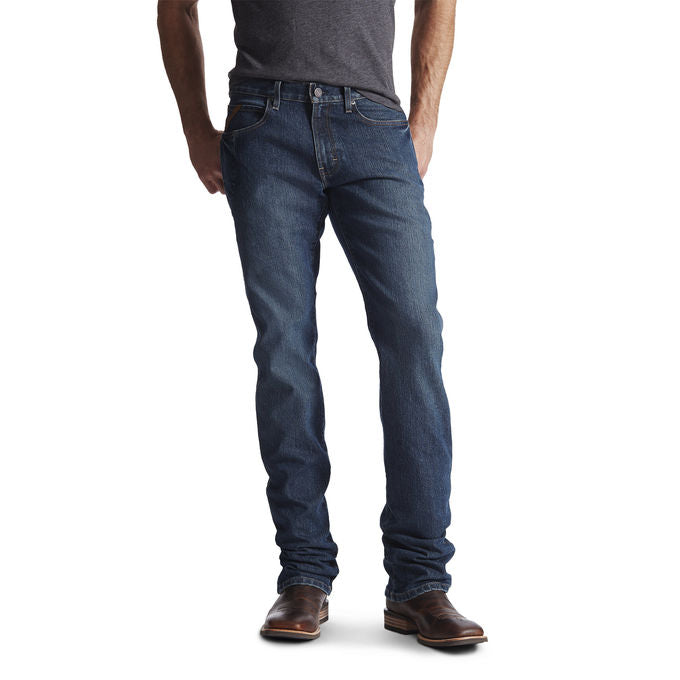 Ariat M4 Rebar Lowrise Mens Jean Carbine Blue