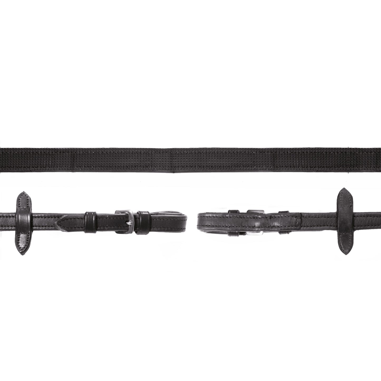 Schockemohle Durasoft Rubber Grip Reins Buckle Ends
