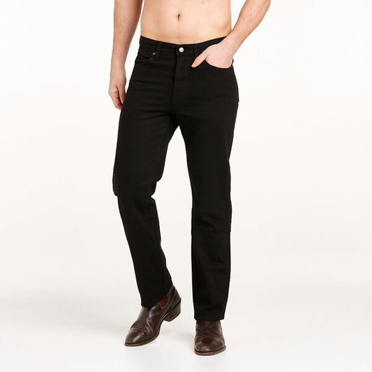 Wrangler Classic Straight Mens Jean Black Rinse