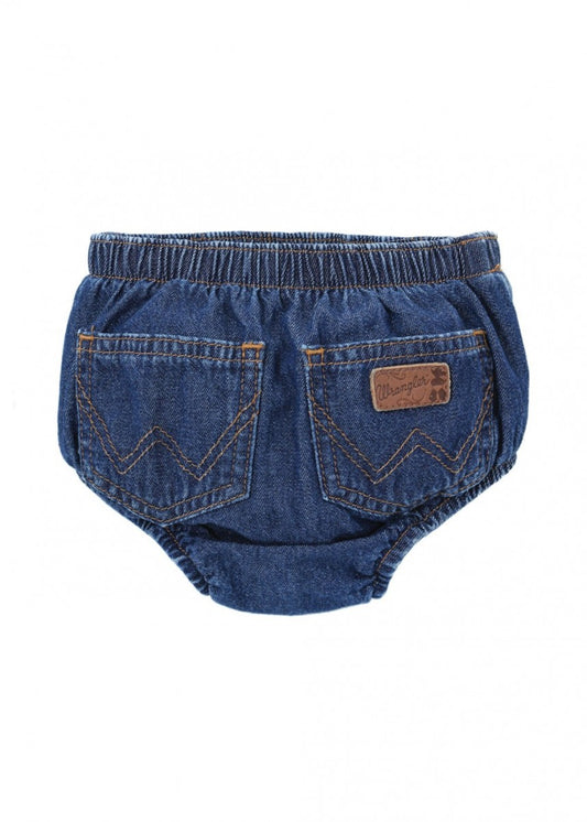 Wrangler Infant Diaper Cover Washed Indigo
