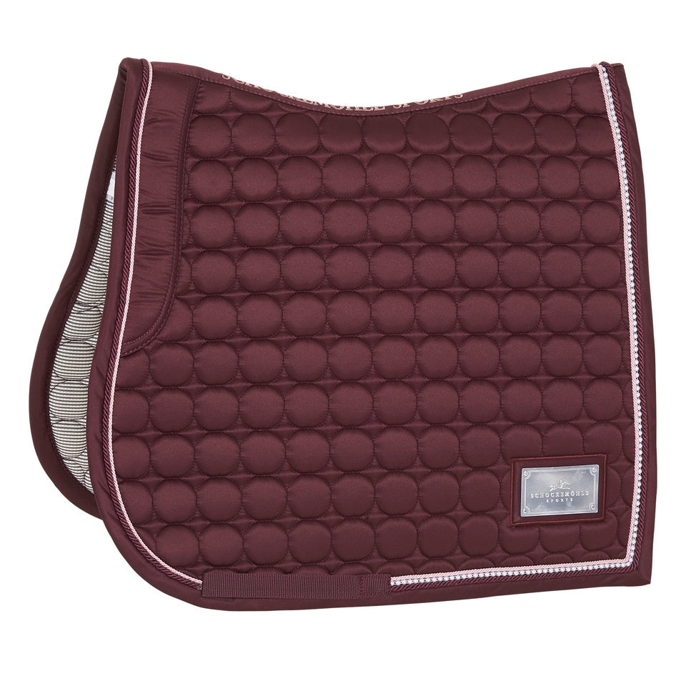 Schockemohle Sanya SP Dressage Pad Wine