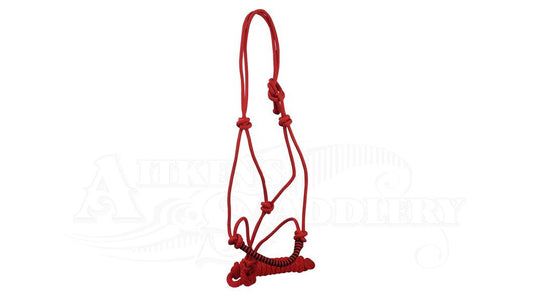 Rancher Adjustable Poly Halter with Lead Red