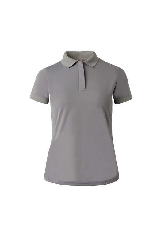 Horze Minnie Ladies Polo Shirt UV Protection Titanium Grey