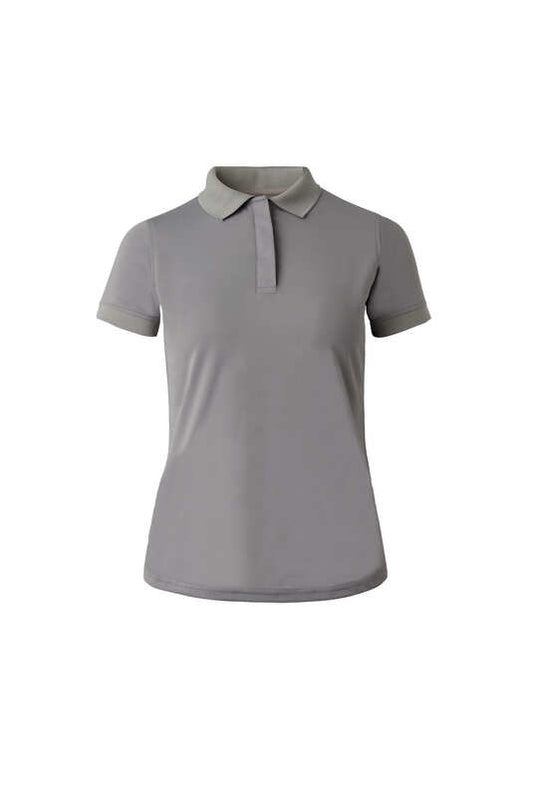 Horze Minnie Ladies Polo Shirt UV Protection Titanium Grey