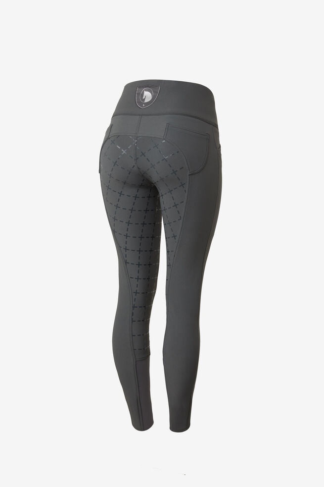 Horze Desiree Ladies Breeches Coal Grey
